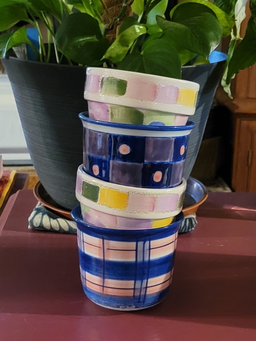 SUCCULENTS FLOWER POTS. SET OF 4- 3.5” by 4” - Picture 15 of 15